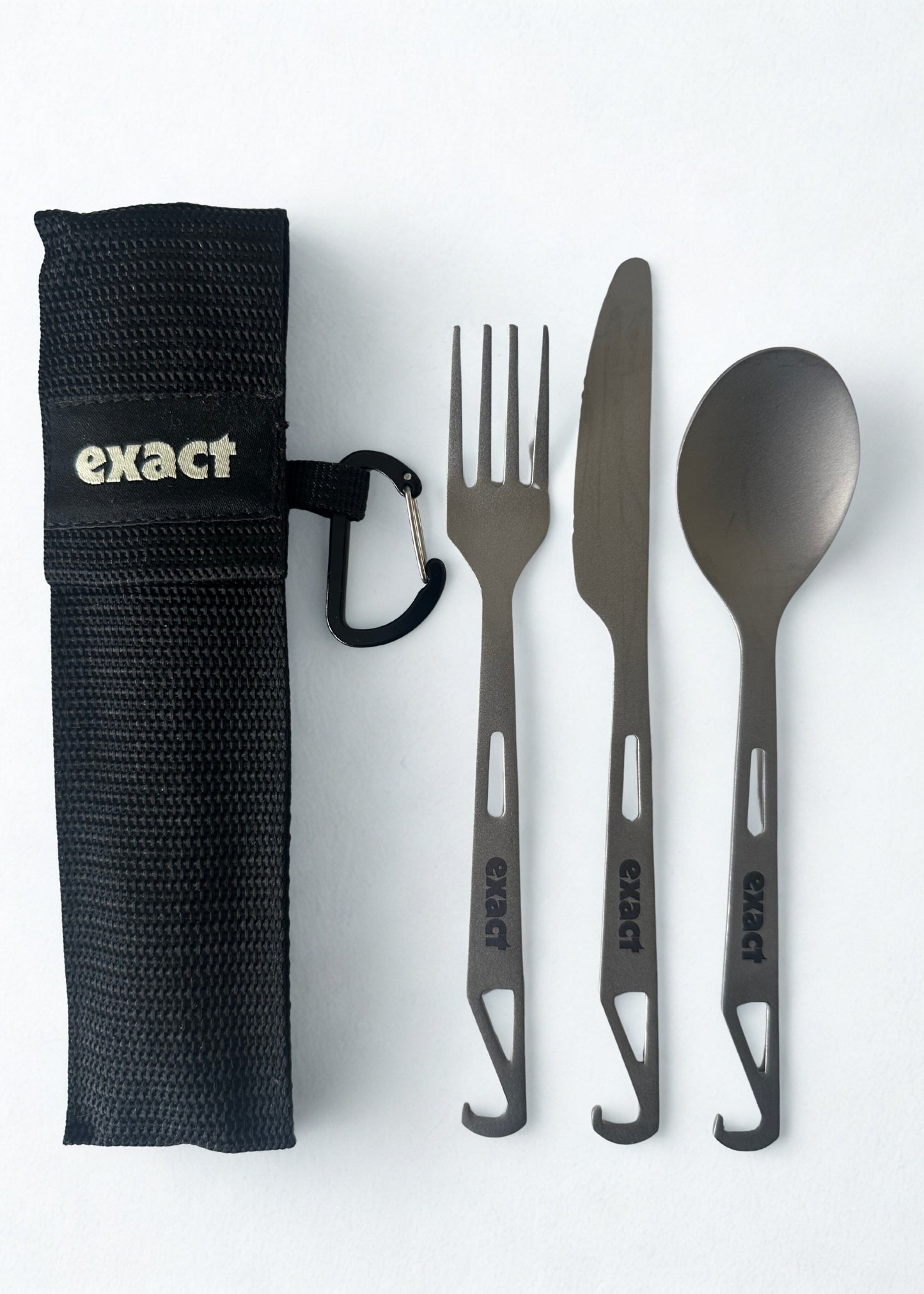 3 Piece Titanium Cutlery Set