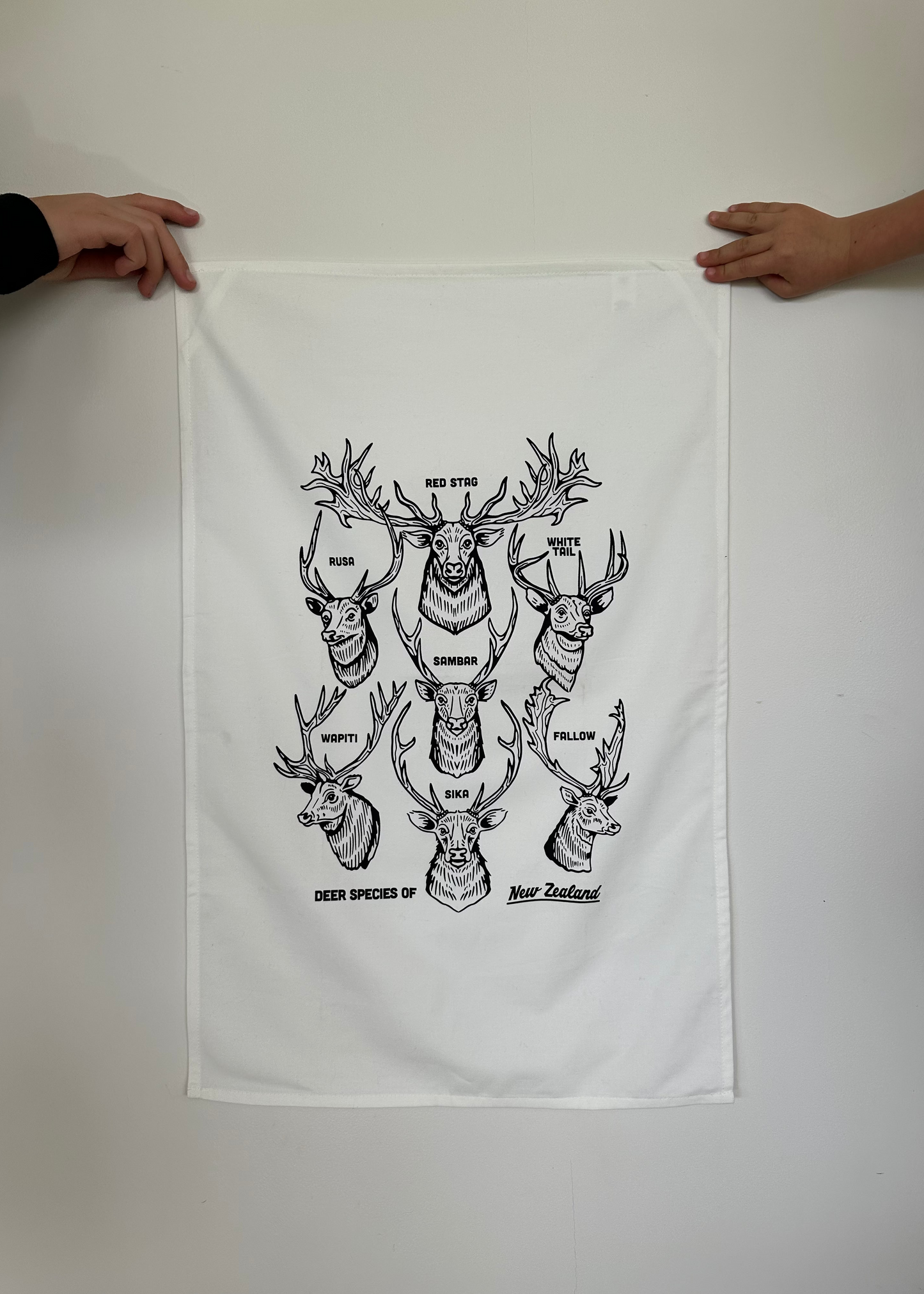 Seven Stags Tea Towel