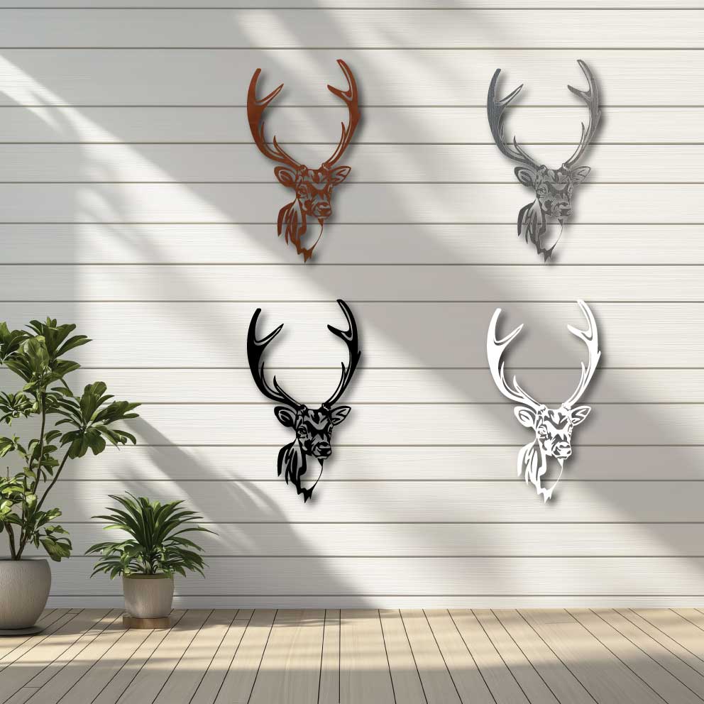 Sika Silhouette Metal Wall Art
