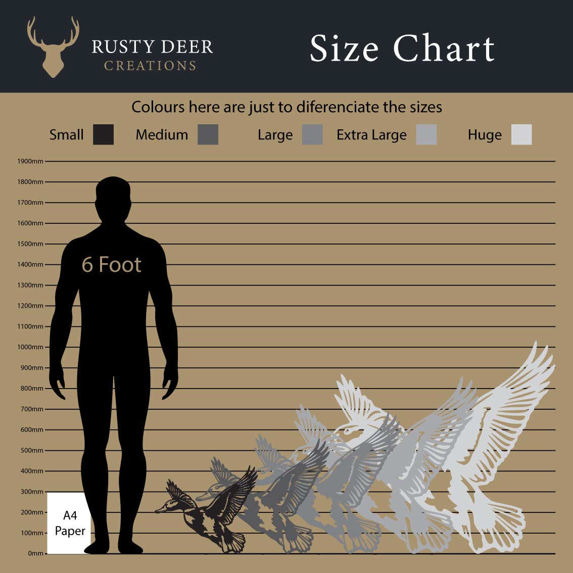 Flying Duck Metal Wall Art