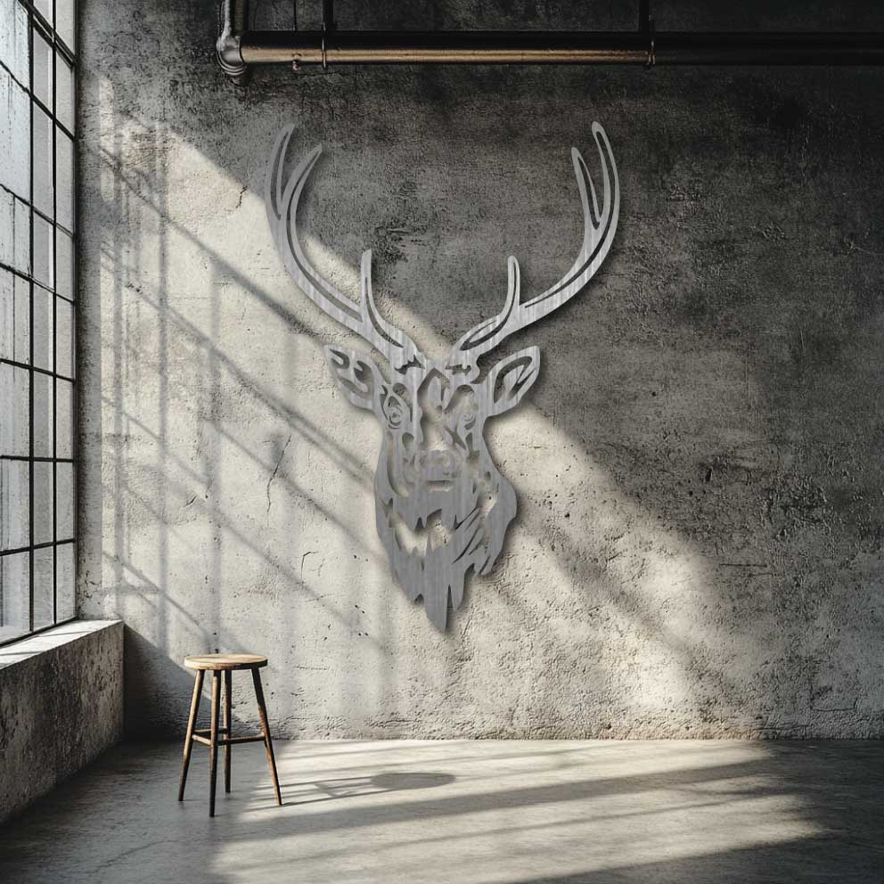 Sambar Stag Metal Wall Art