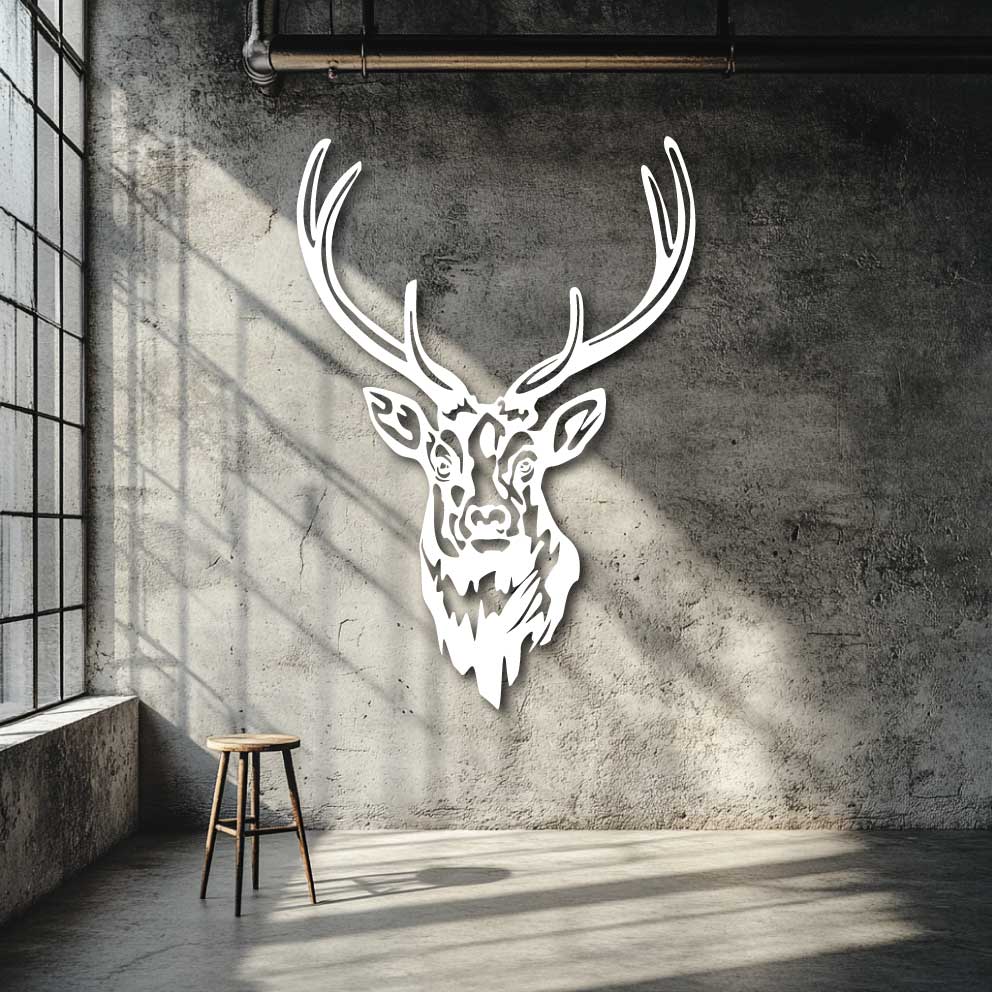 Sambar Stag Metal Wall Art